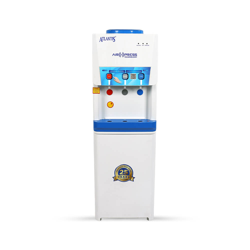 Atlantis Air Press Touchless Hot Normal and Cold Floor Standing Water Dispenser Noida